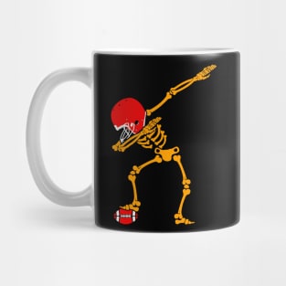 Dabbing Skeleton Football Halloween T Shirt Costume Gifts Mug